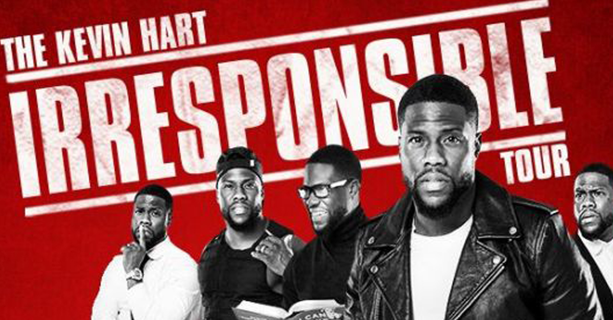 Kevin Hart The Irresponsible Tour Dallas, TX Center Stage Comedy